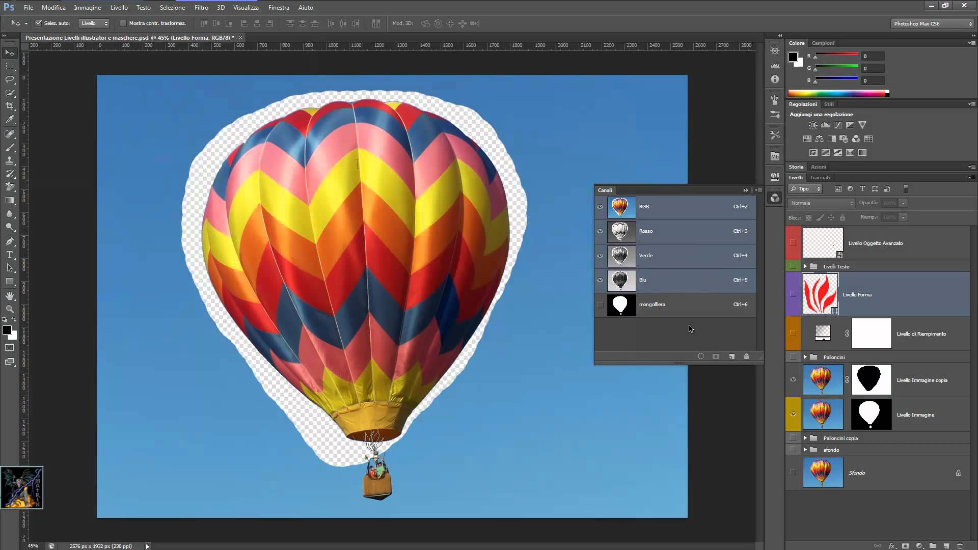 maschere photoshop