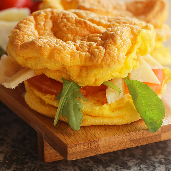 Pane senza carboidrati nuvola zero