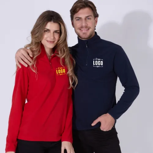 Giacca in Micropile Calda e Morbida Personalizzata